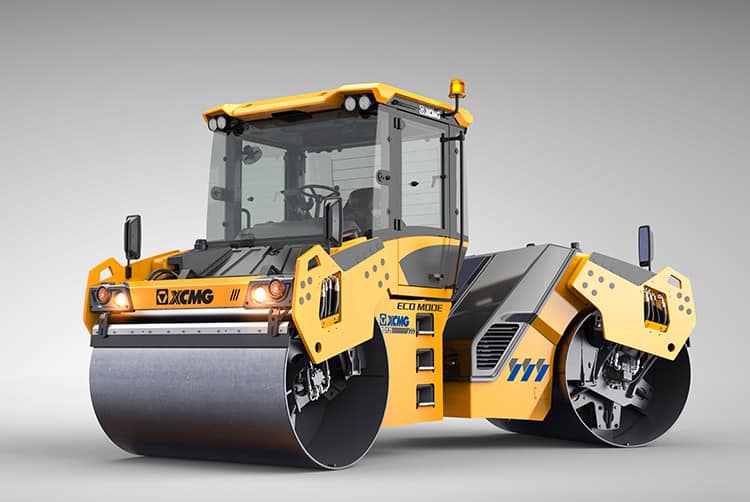 XCMG small asphalt compactor XD135S double drum road roller machine exhibited at Bauma China 2020